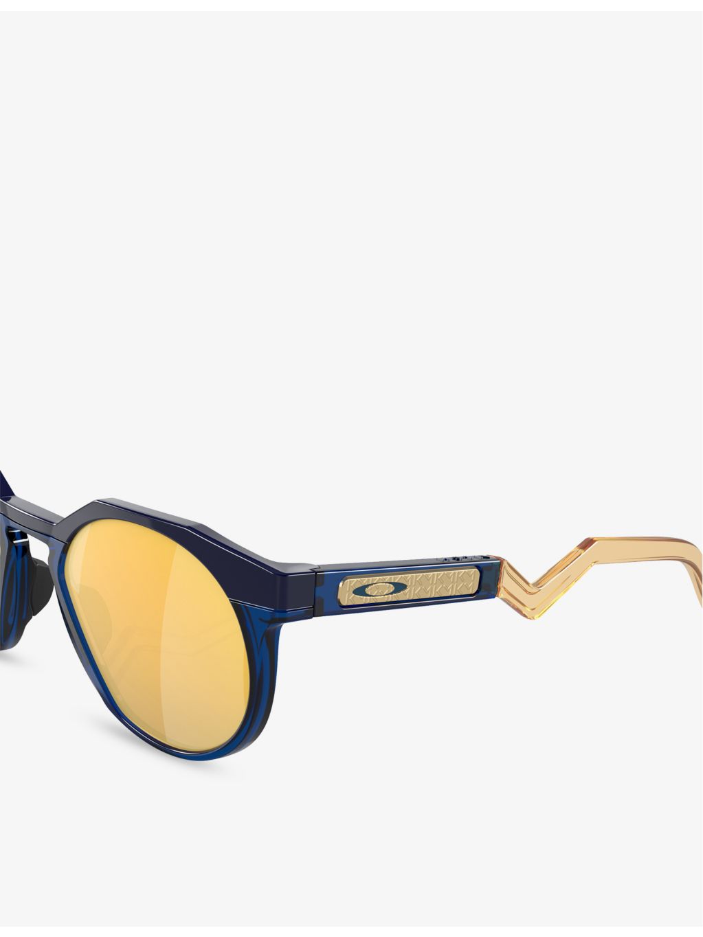 Oakley round-frame acetate sunglasses with polarised lenses - British product
