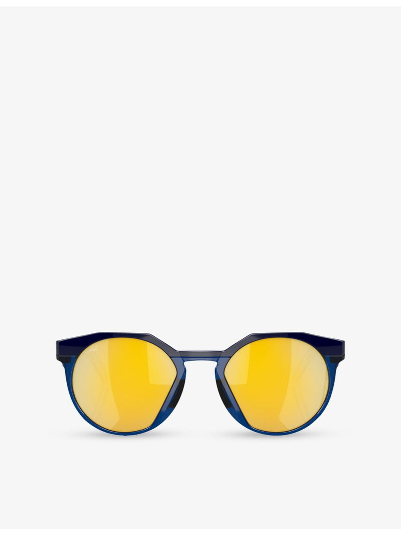 Oakley round-frame acetate sunglasses with polarised lenses - British product