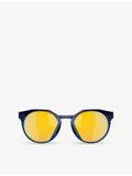 Oakley round-frame acetate sunglasses with polarised lenses - British product