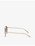Oliver Peoples pilot titanium sunglasses OV1335ST, imported from the UK