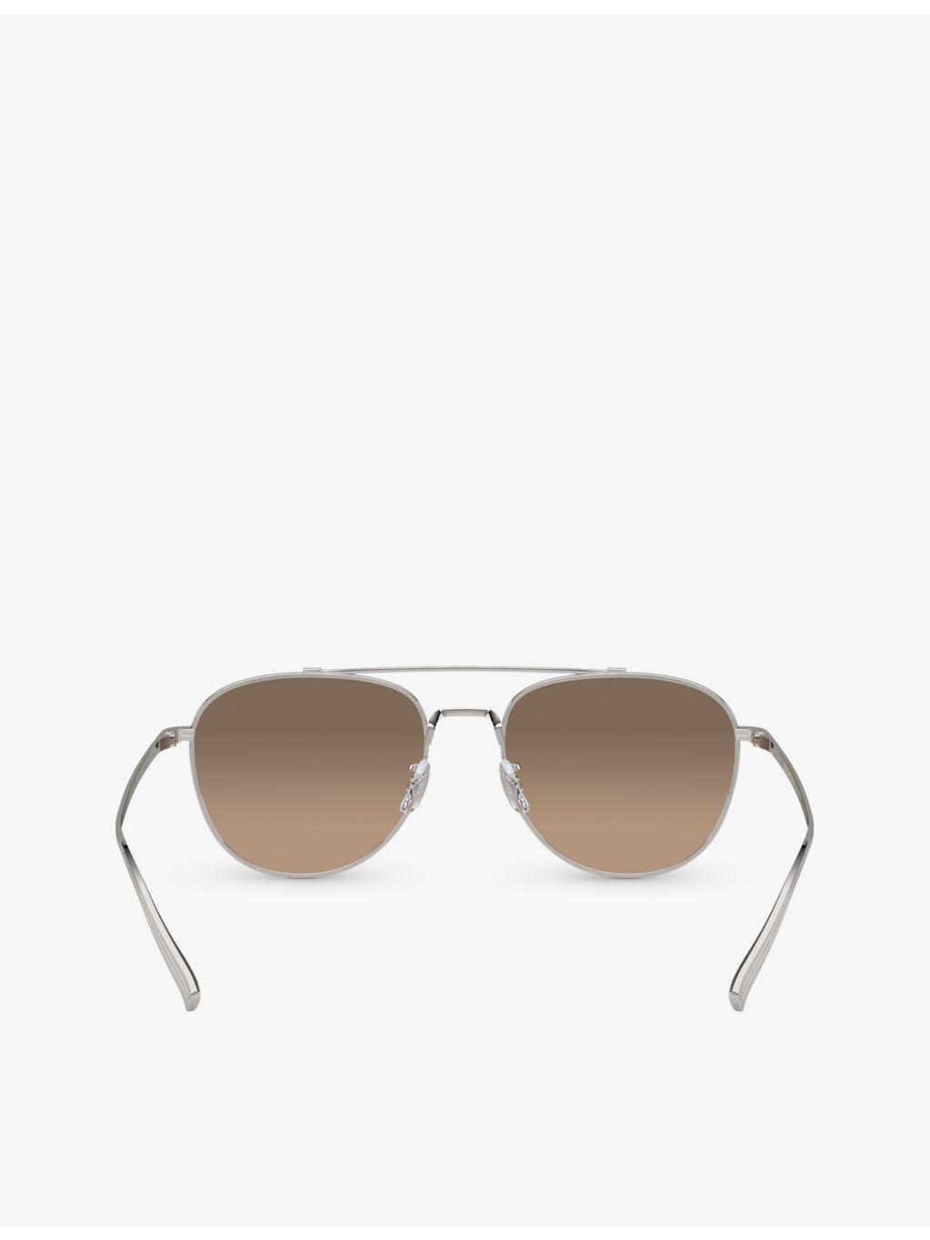 Oliver Peoples Rivetti pilot titanium sunglasses with 5.5cm lenses (British brand)