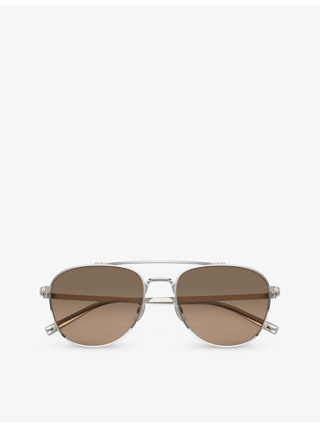 Oliver Peoples Rivetti pilot titanium sunglasses with 5.5cm lenses (British brand)