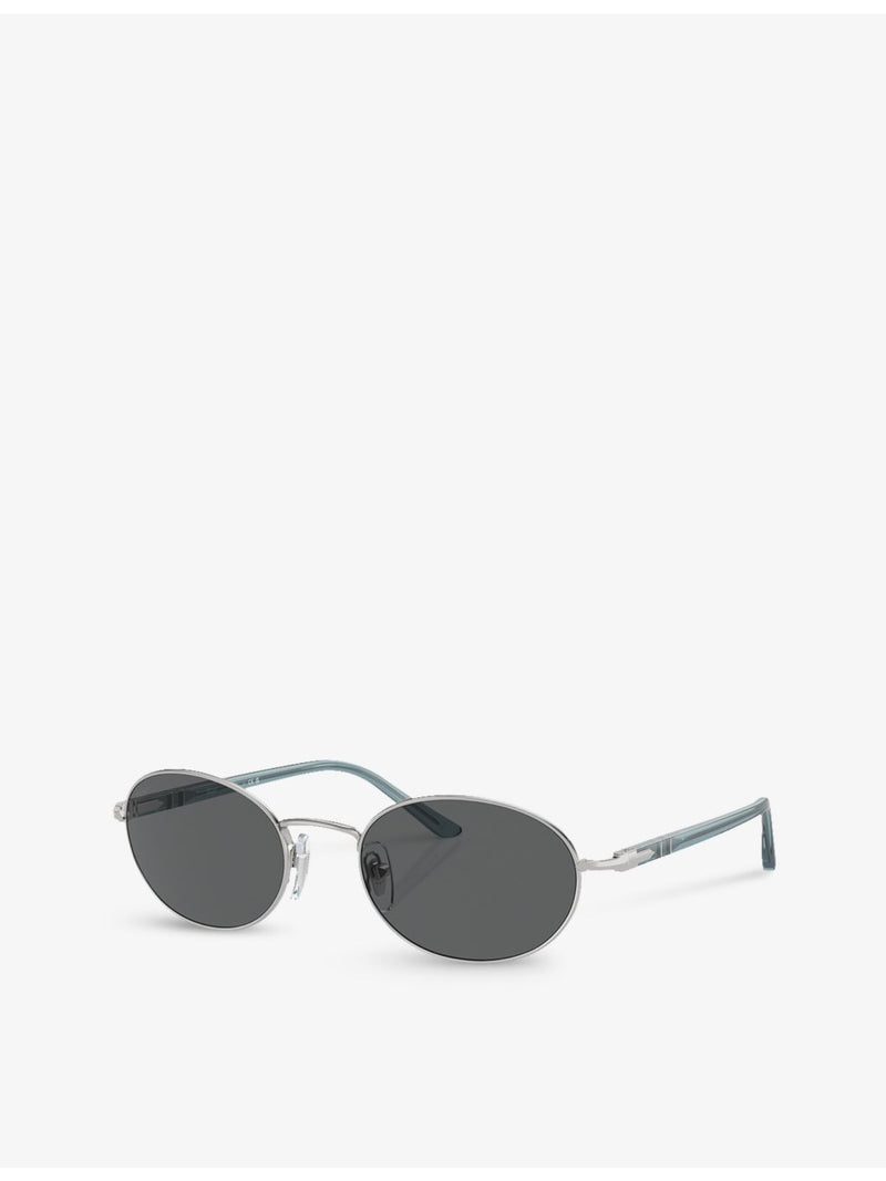 Persol PO1018S Ida round-frame metal sunglasses, imported from the UK