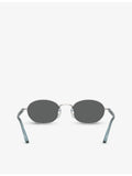 Persol PO1018S Ida round-frame metal sunglasses, imported from the UK