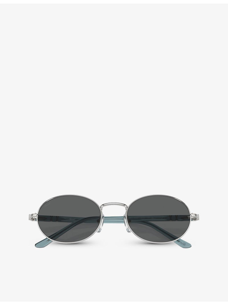 Persol PO1018S Ida round-frame metal sunglasses, imported from the UK