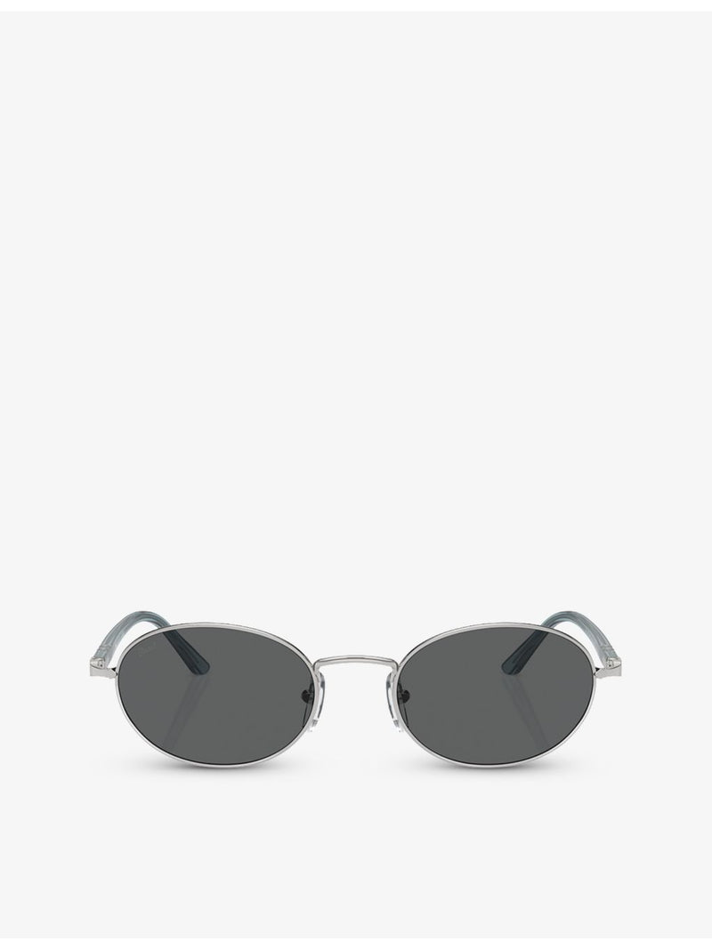 Persol PO1018S Ida round-frame metal sunglasses, imported from the UK