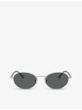 Persol PO1018S Ida round-frame metal sunglasses, imported from the UK