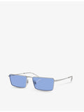 Ray-Ban Emy rectangle-frame metal sunglasses RB3741 - British product