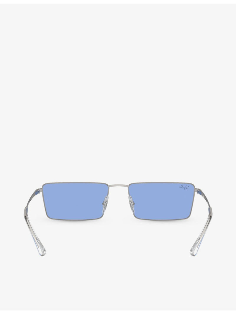 Ray-Ban Emy rectangle-frame metal sunglasses RB3741 - British product
