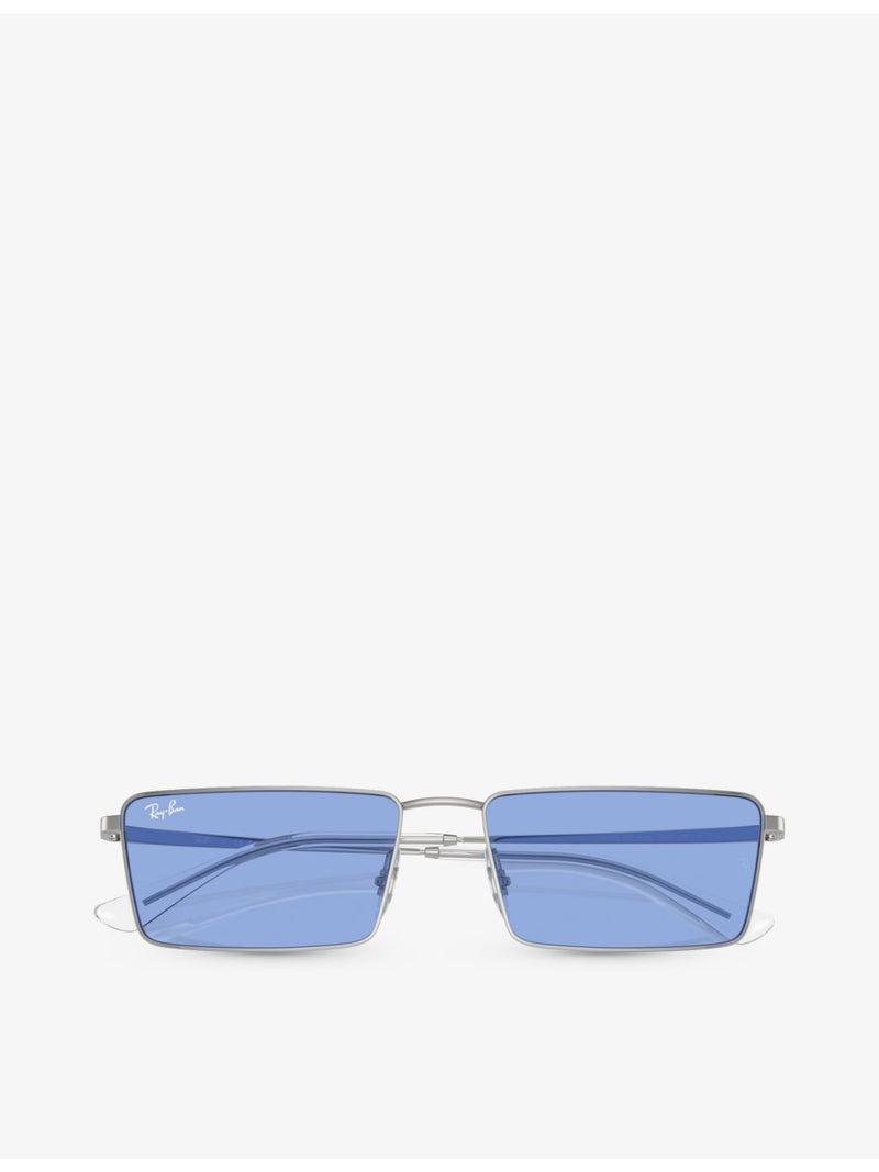 Ray-Ban Emy rectangle-frame metal sunglasses RB3741 - British product
