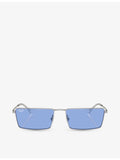 Ray-Ban Emy rectangle-frame metal sunglasses RB3741 - British product