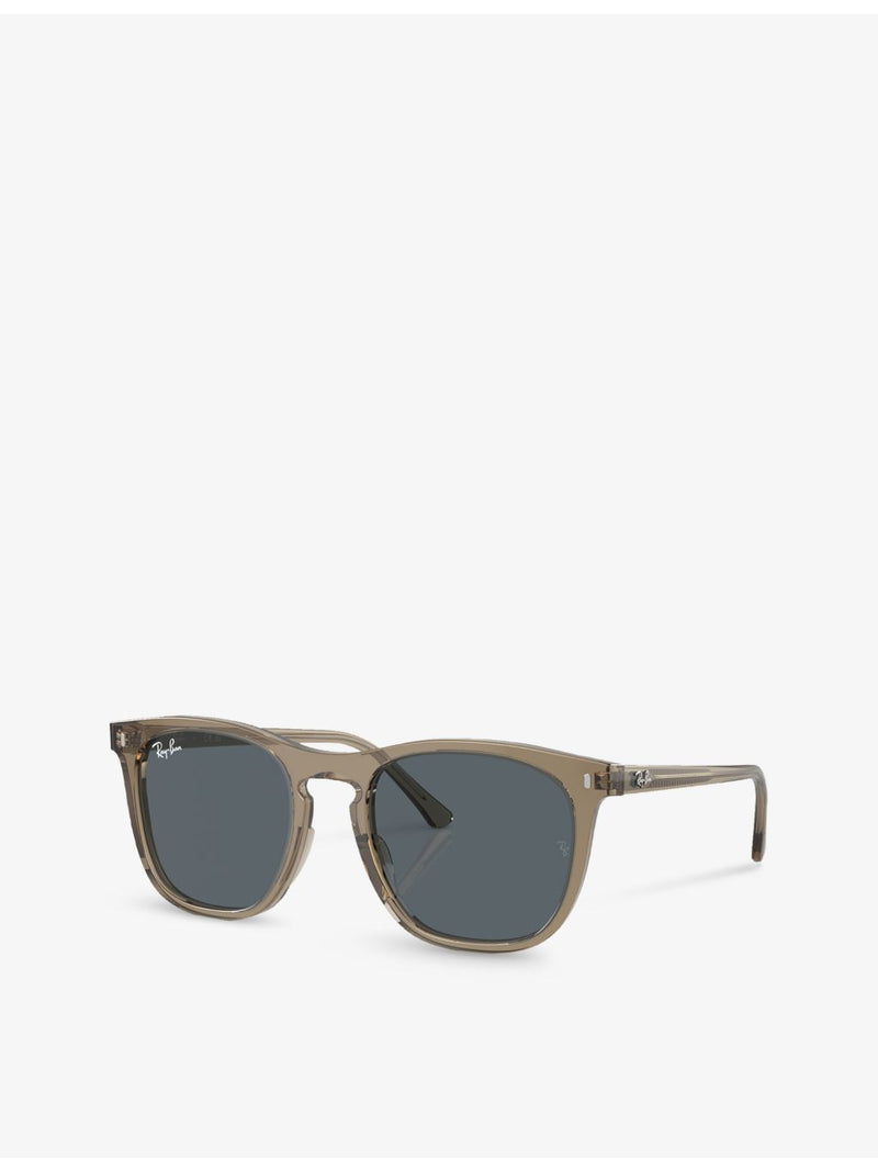 Ray-Ban RB2210 round-frame acetate sunglasses, imported from the UK