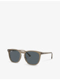Ray-Ban RB2210 round-frame acetate sunglasses, imported from the UK