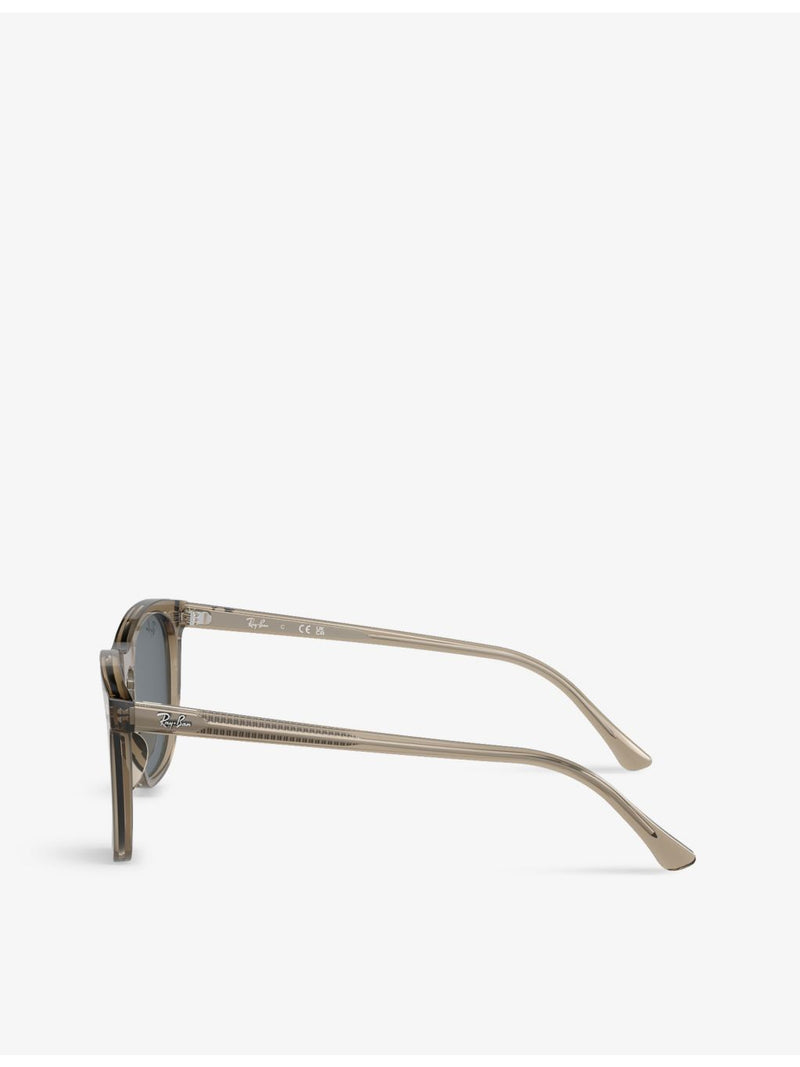 Ray-Ban RB2210 round-frame acetate sunglasses, imported from the UK