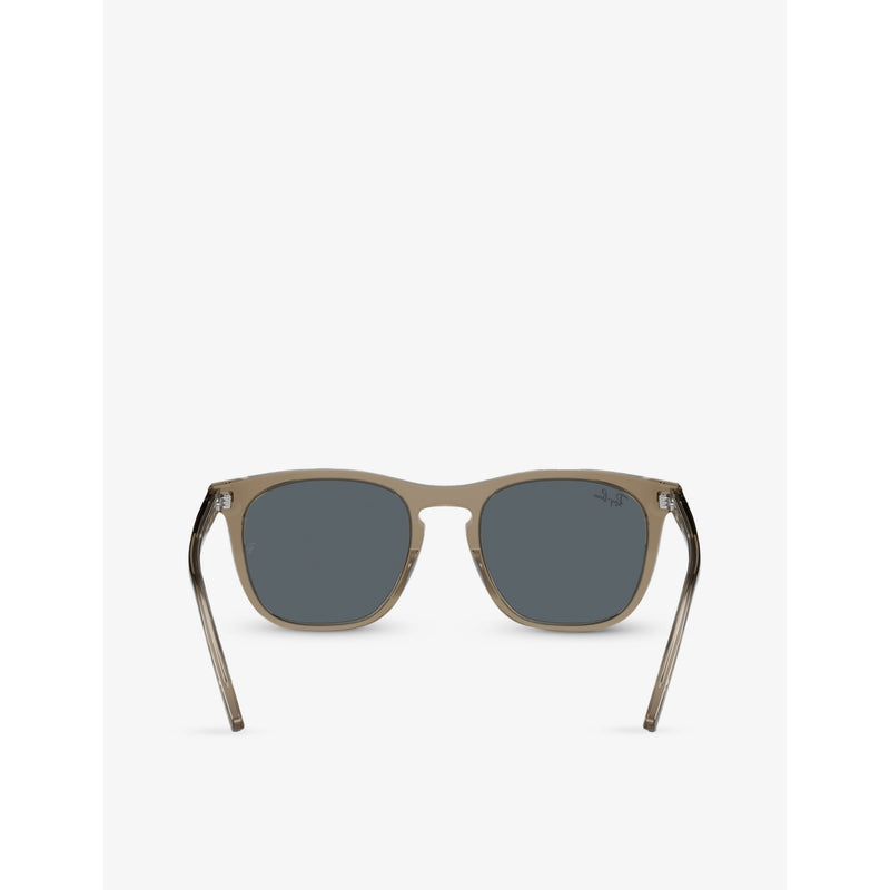 Ray-Ban RB2210 round-frame acetate sunglasses, imported from the UK