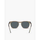 Ray-Ban RB2210 round-frame acetate sunglasses, imported from the UK