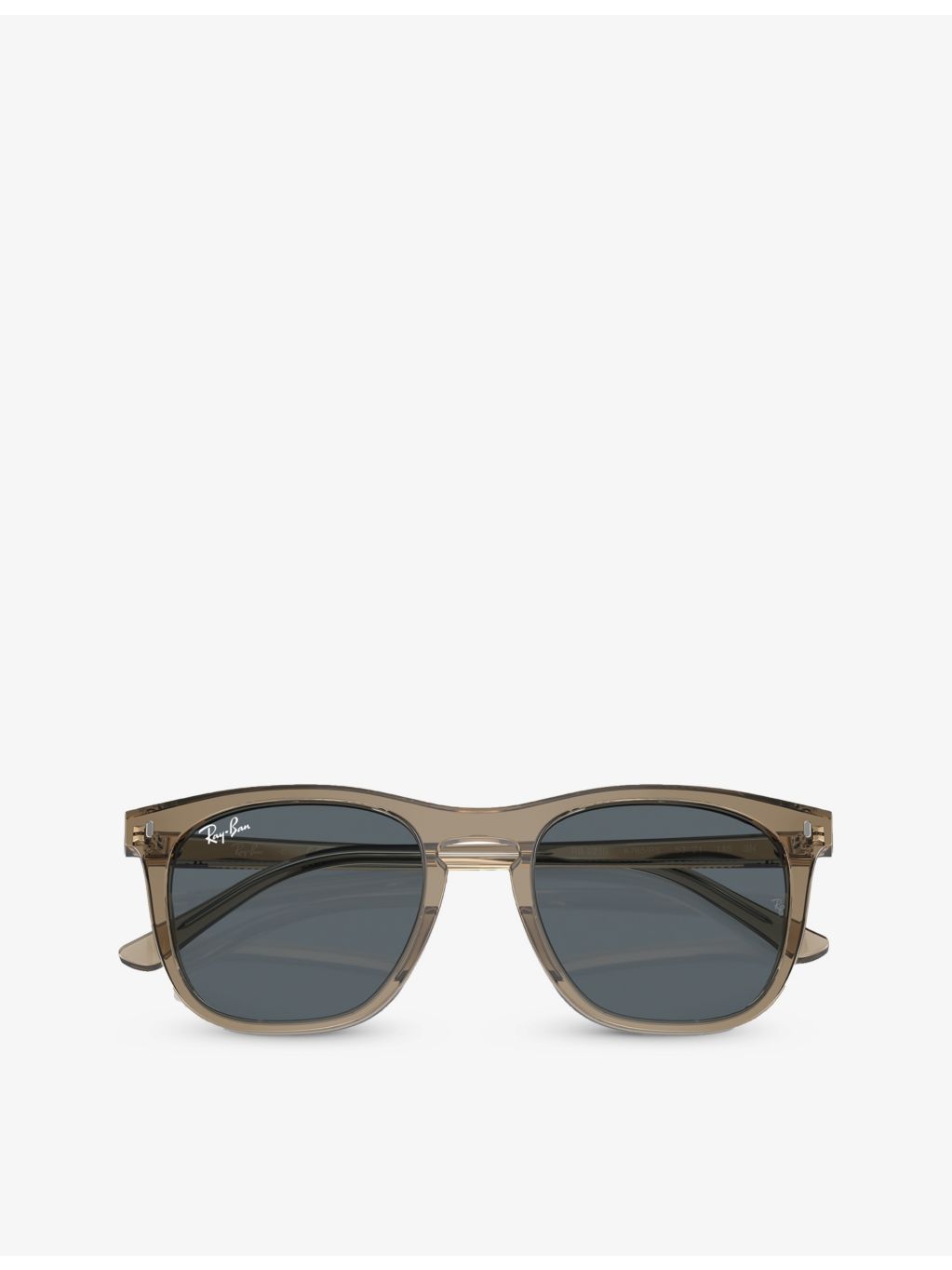 Ray-Ban RB2210 round-frame acetate sunglasses, imported from the UK
