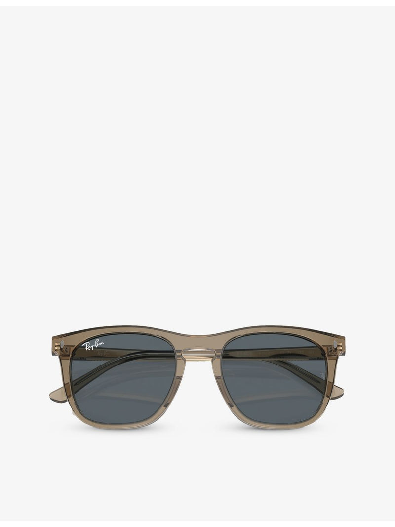 Ray-Ban RB2210 round-frame acetate sunglasses, imported from the UK