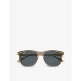 Ray-Ban RB2210 round-frame acetate sunglasses, imported from the UK