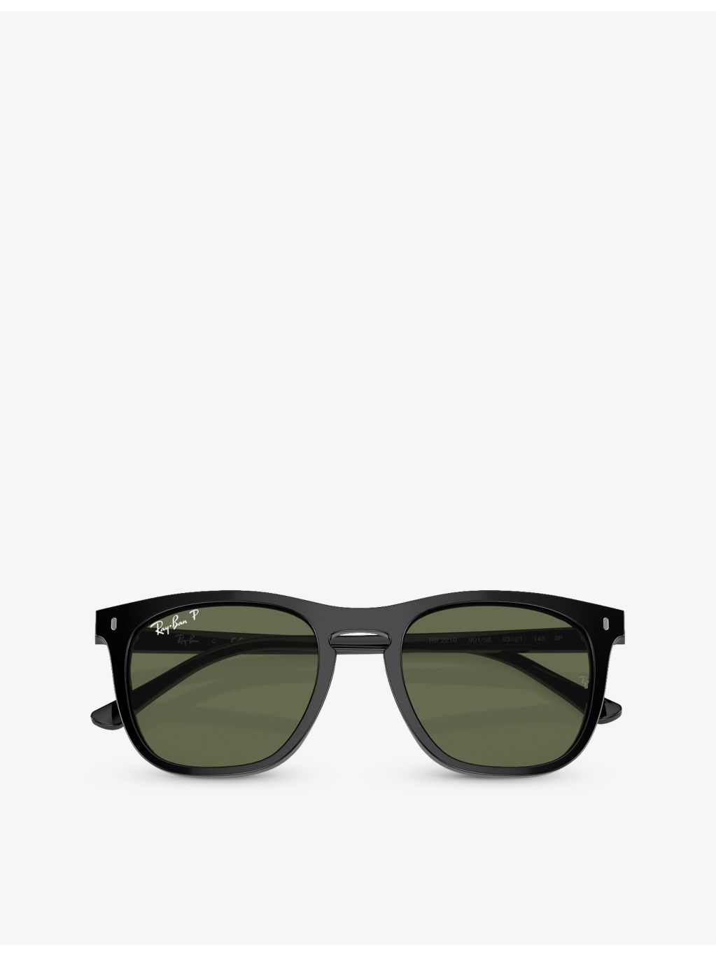 Ray-Ban RB2210 square-frame acetate sunglasses, imported from the UK
