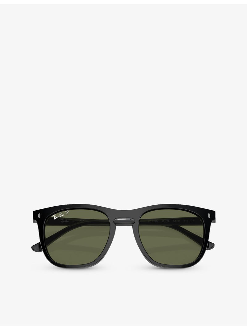 Ray-Ban RB2210 square-frame acetate sunglasses, imported from the UK