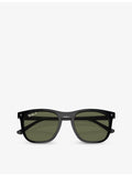 Ray-Ban RB2210 square-frame acetate sunglasses, imported from the UK