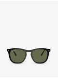 Ray-Ban RB2210 square-frame acetate sunglasses, imported from the UK