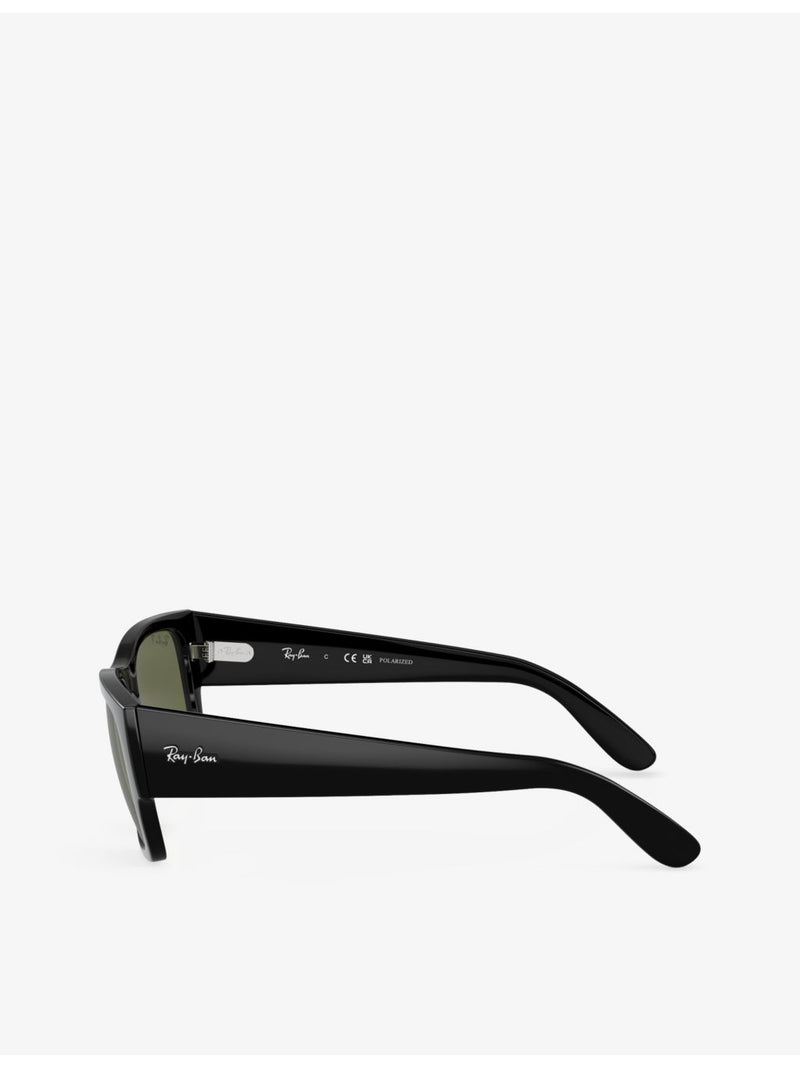 Ray-Ban Carlos rectangle acetate sunglasses (British brand)