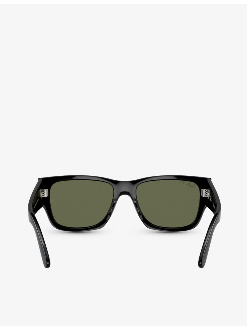 Ray-Ban Carlos rectangle acetate sunglasses (British brand)