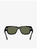 Ray-Ban Carlos rectangle acetate sunglasses (British brand)