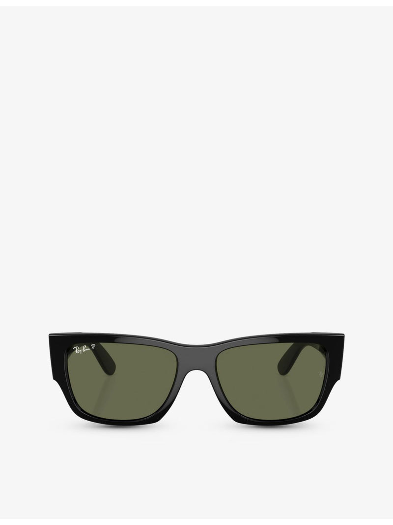Ray-Ban Carlos rectangle acetate sunglasses (British brand)