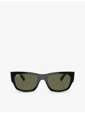 Ray-Ban Carlos rectangle acetate sunglasses (British brand)