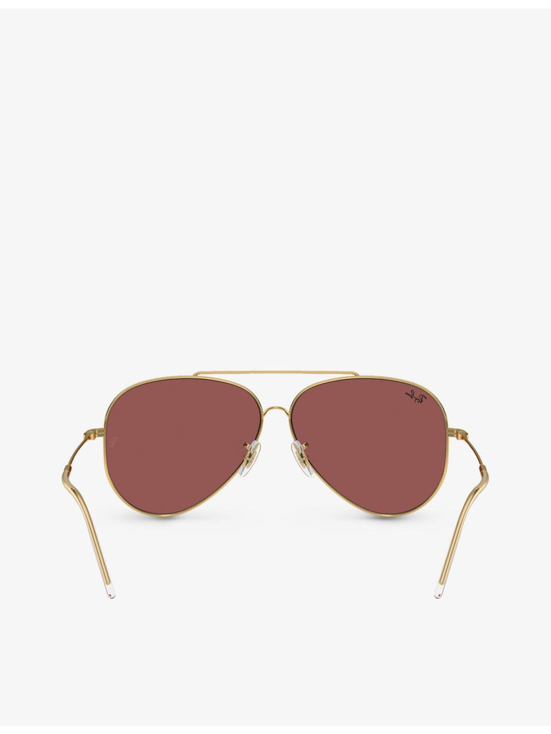 Ray-Ban Aviator Reverse metal sunglasses RBR0101S - British product