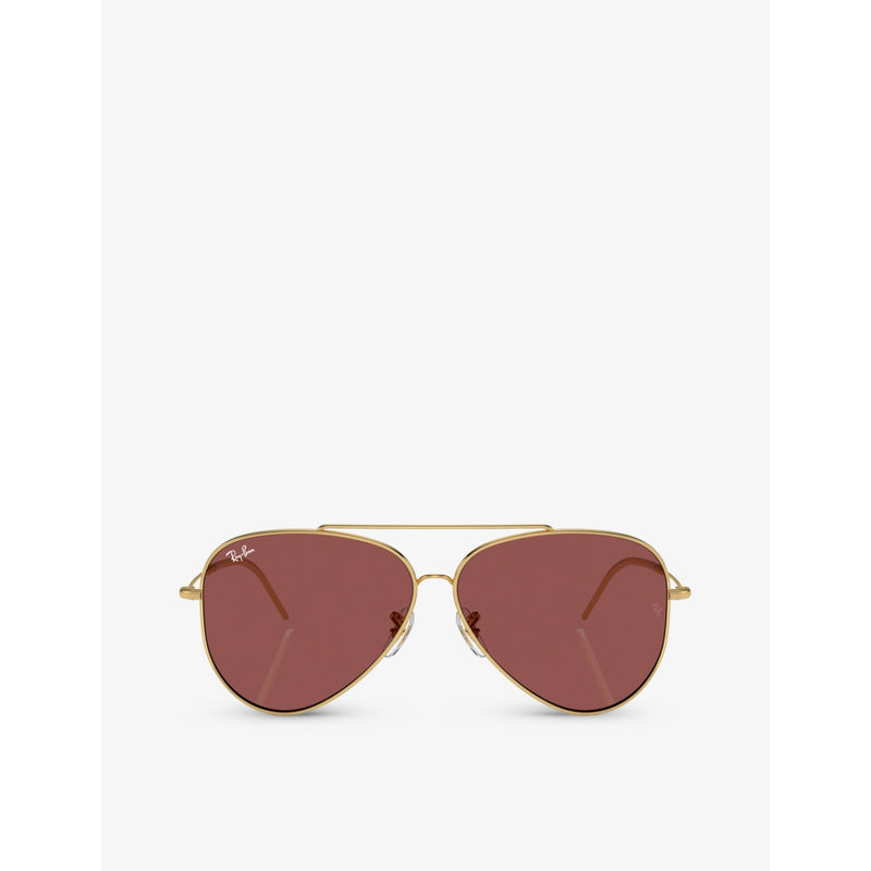 Ray-Ban Aviator Reverse metal sunglasses RBR0101S - British product