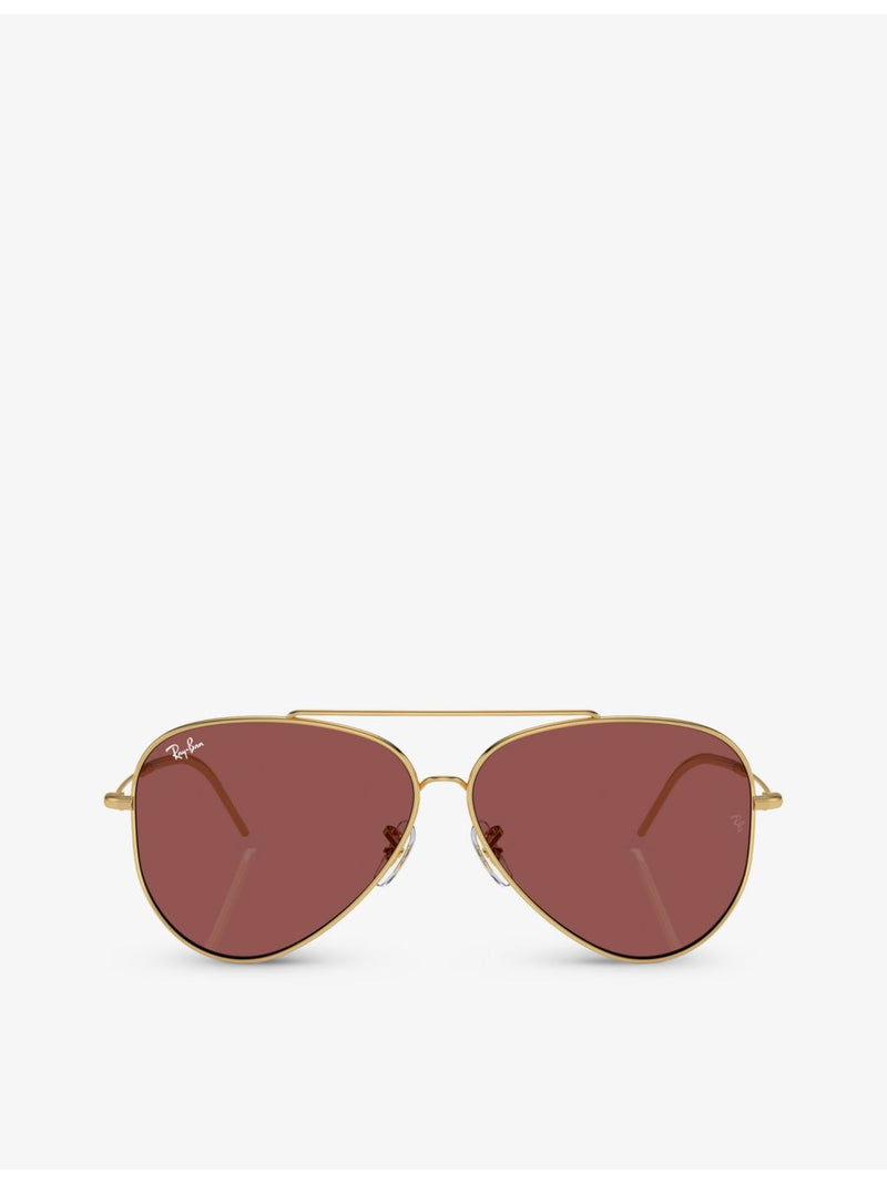 Ray-Ban Aviator Reverse metal sunglasses RBR0101S - British product