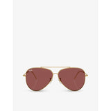 Ray-Ban Aviator Reverse metal sunglasses RBR0101S - British product