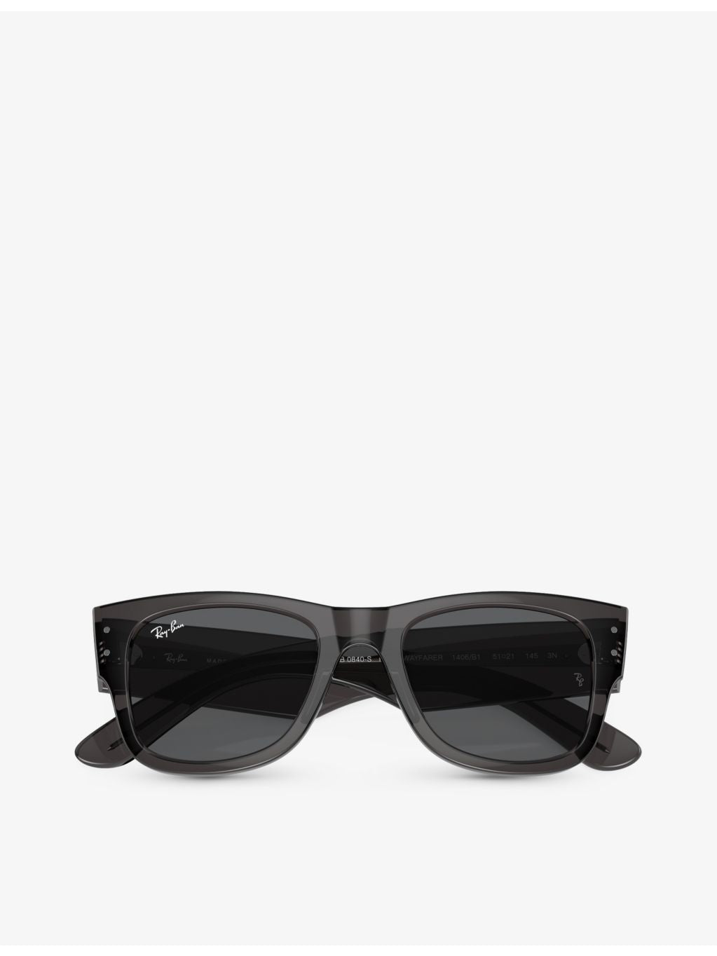 Ray-Ban Mega Wayfarer square-frame sunglasses with UV lens, UK version