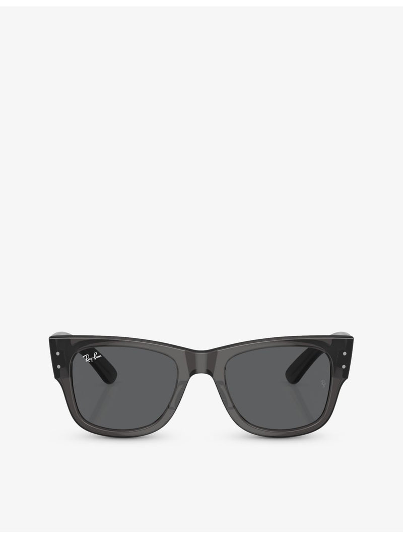 Ray-Ban Mega Wayfarer square-frame sunglasses with UV lens, UK version