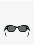 Ray-Ban RB4430 Zena irregular-frame injected sunglasses - British product