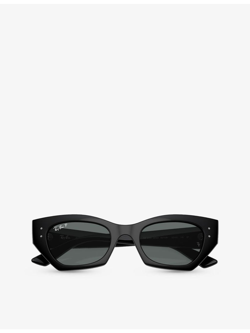 Ray-Ban RB4430 Zena irregular-frame injected sunglasses - British product