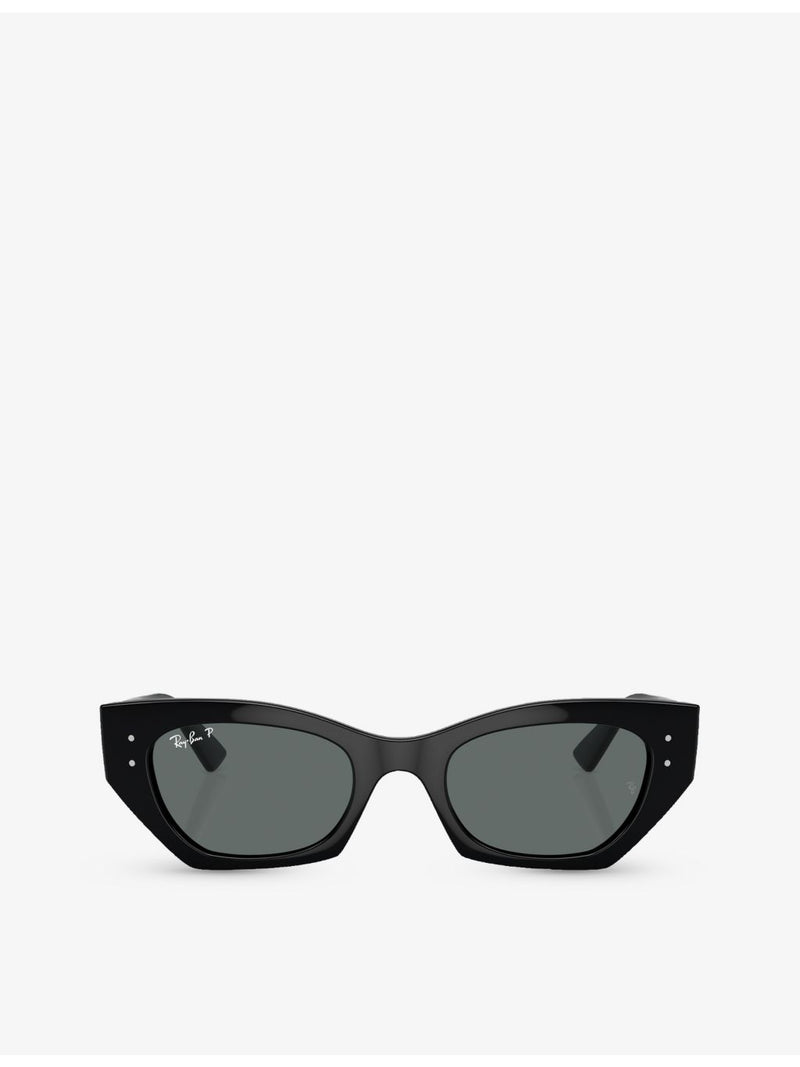Ray-Ban RB4430 Zena irregular-frame injected sunglasses - British product