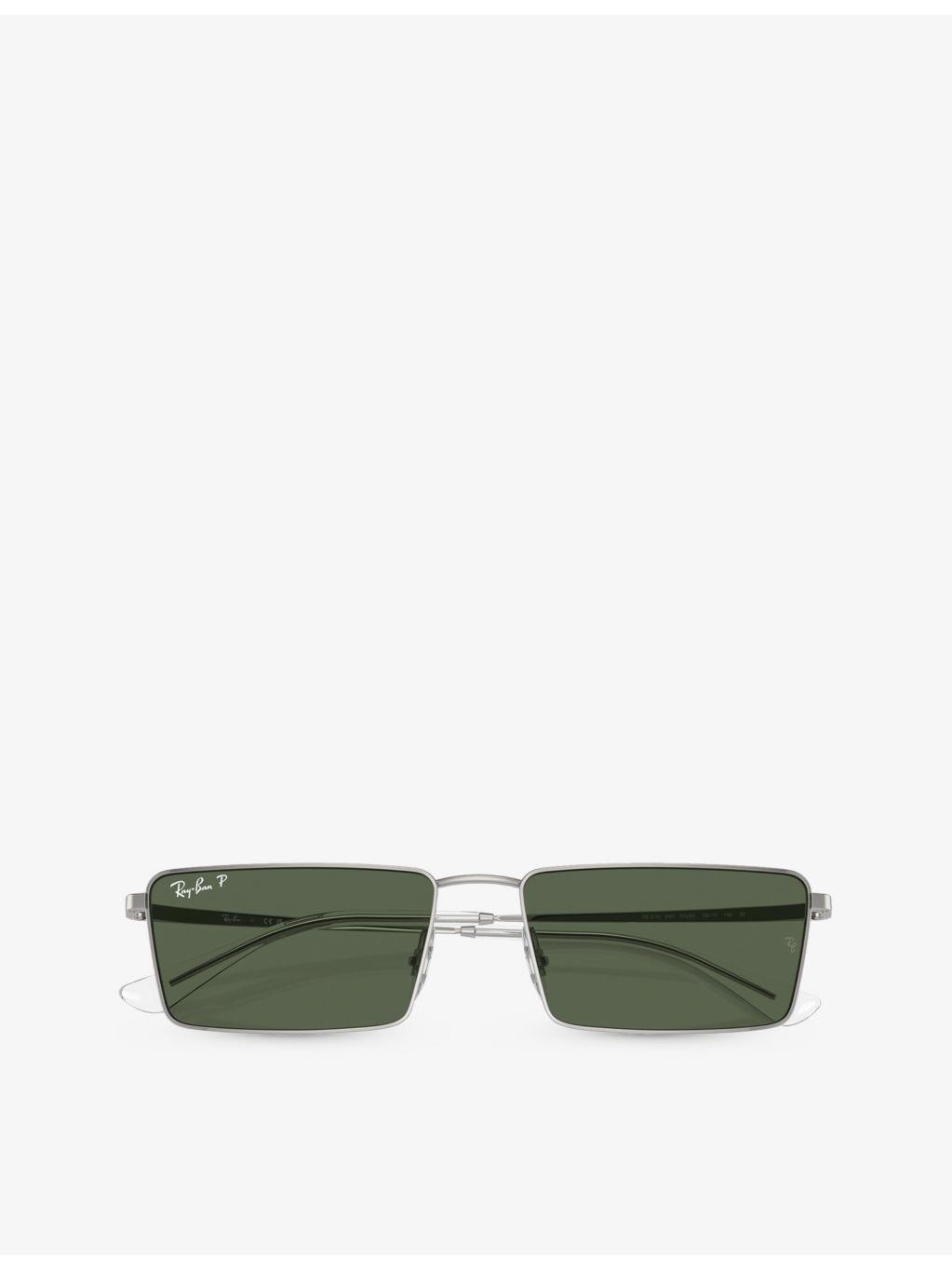 Ray-Ban RB3741 Emy rectangular metal sunglasses, imported from the UK