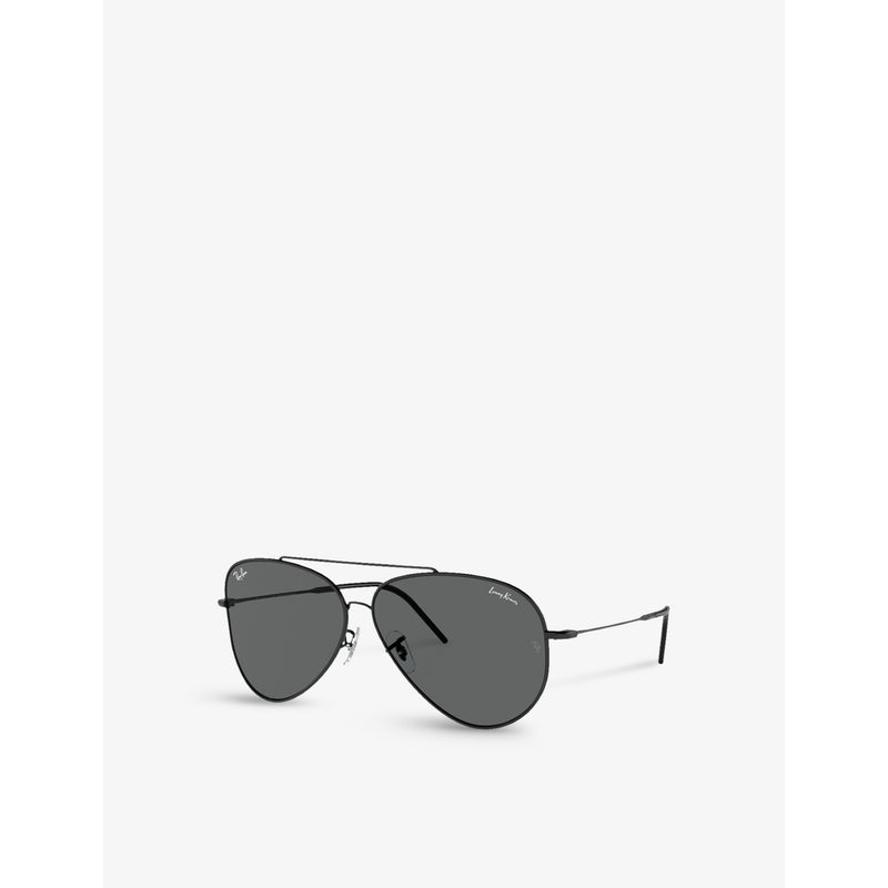Ray-Ban Aviator Reverse metal sunglasses RBR0101S, UK version