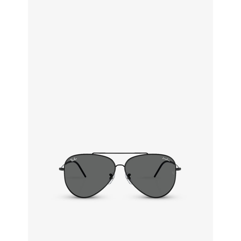 Ray-Ban Aviator Reverse metal sunglasses RBR0101S, UK version