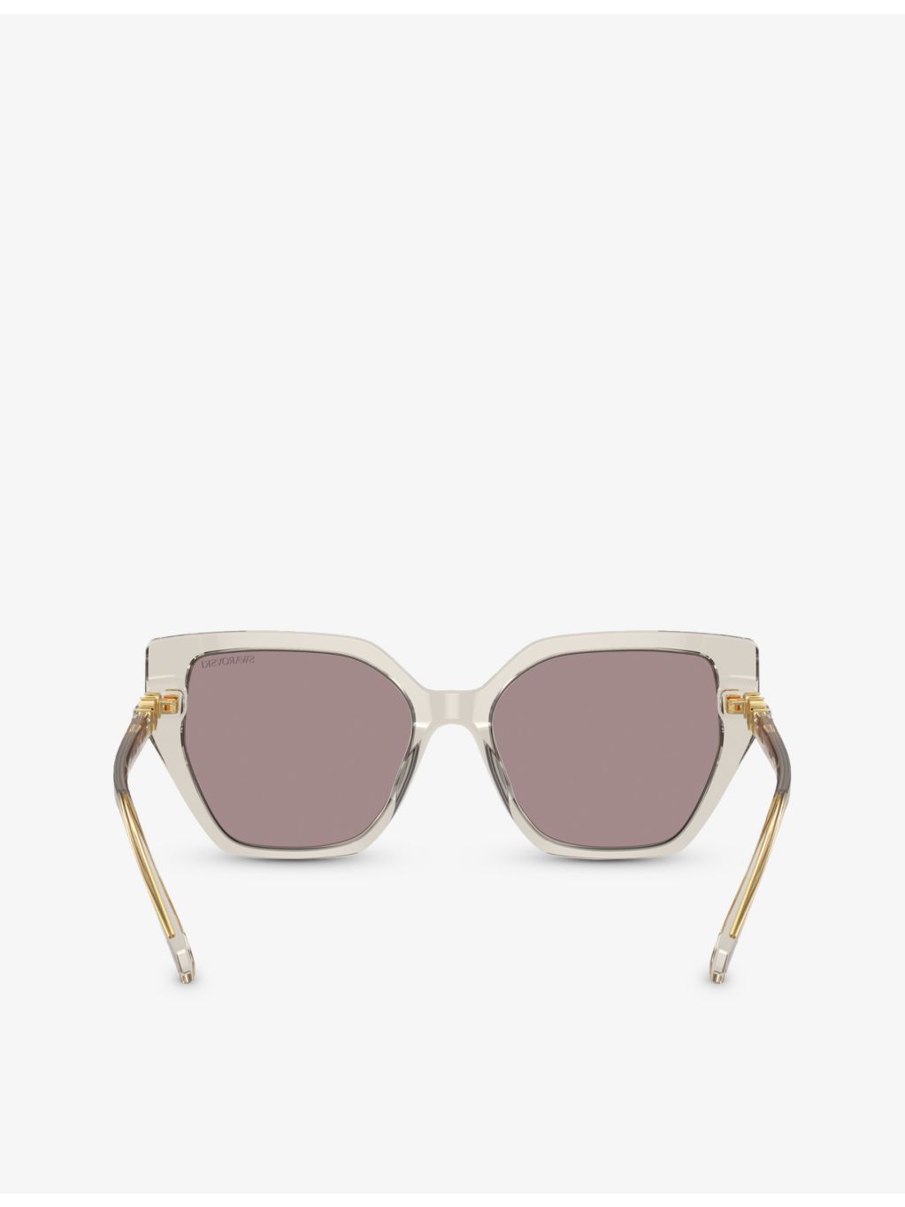 Swarovski SK6016 irregular-frame acetate sunglasses, imported from the UK
