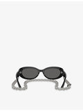 Tiffany & Co oval acetate sunglasses TF4221 (British brand)