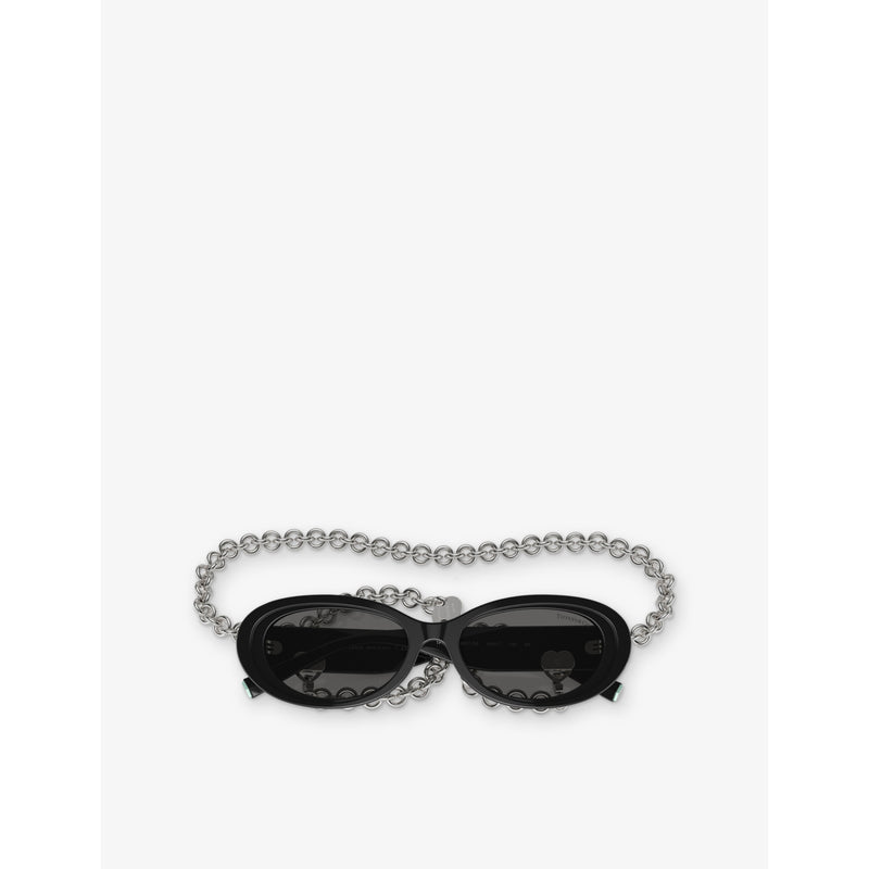 Tiffany & Co oval acetate sunglasses TF4221 (British brand)
