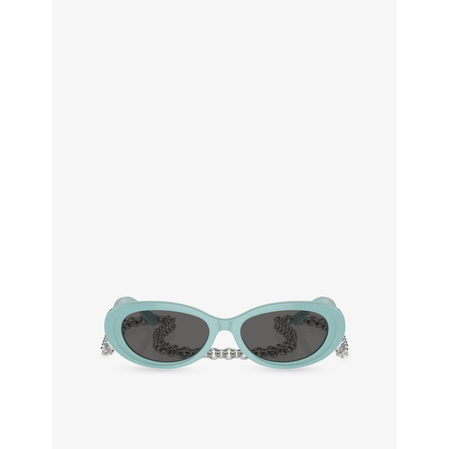 Tiffany & Co oval-frame acetate sunglasses (British brand)