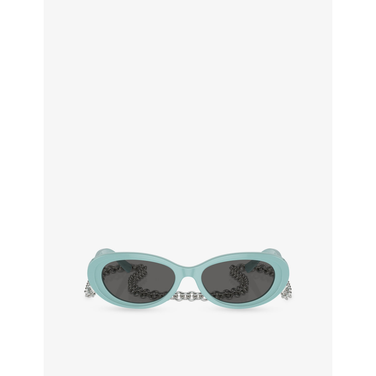Tiffany & Co oval-frame acetate sunglasses (British brand)