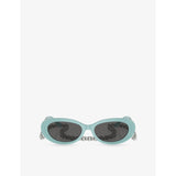 Tiffany & Co oval-frame acetate sunglasses (British brand)